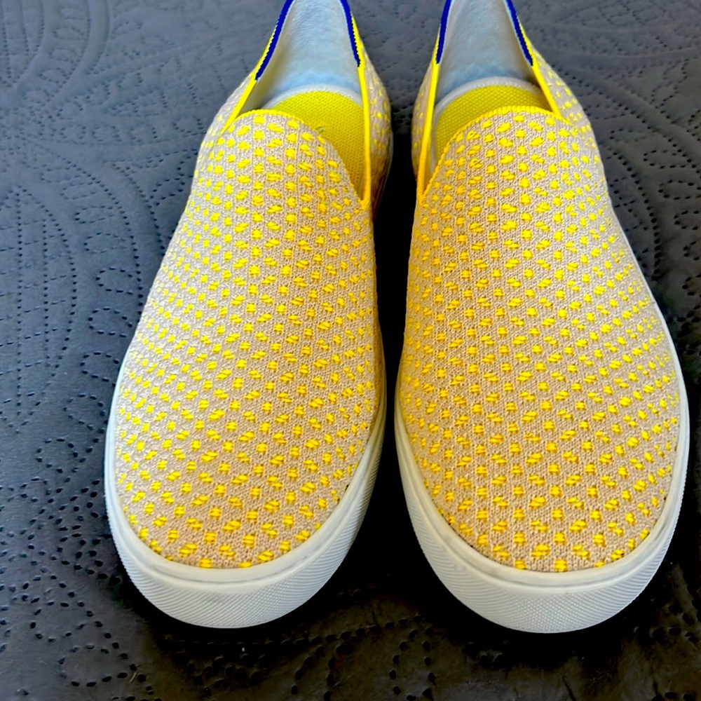 Yellow Slip-On Women’s Sneakers
